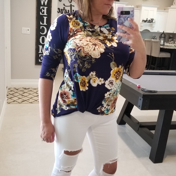 Reborn J Tops - Reborn J 3/4 Sleeve Tunic